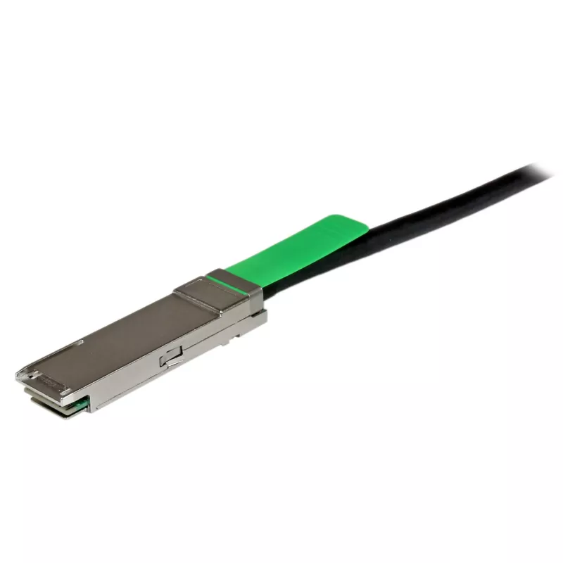 StarTech.com MSA Compliant QSFP+ Direct-Attach Twinax kaabel - 2 m (6.6 ft)~MSA Uncoded Ühilduv 2m 40G QSFP+ to QSFP+ Direct Attach Breakout kaabel Twinax - 40 GbE QSFP+ Copper DAC 40 Gbps Low Power Passive transiiver Module DAC