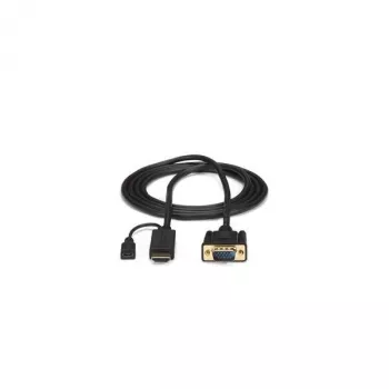 StarTech.com 3 jalga HDMI-VGA aktiivmuundurkaabel – HDMI-VGA adapter – 1920x1200 või 1080p