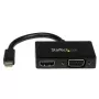 StarTech.com reisi-A/V-adapter: 2-ühes Mini DisplayPort-HDMI- või VGA-muundur
