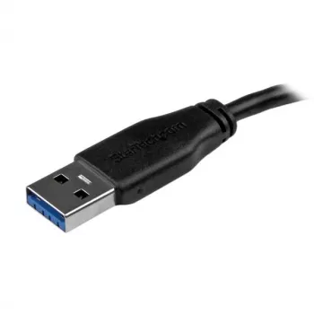 StarTech.com õhuke Micro USB 3.0 kaabel - M/M - 3 m (10 jala), 3 m, USB A, Micro-USB B, USB 3.2 Gen 1 (3.1 Gen 1), Isane/Isane, Must