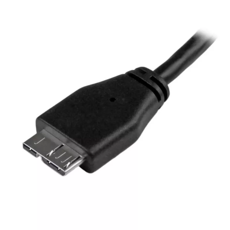 StarTech.com õhuke Micro USB 3.0 kaabel - M/M - 3 m (10 jala), 3 m, USB A, Micro-USB B, USB 3.2 Gen 1 (3.1 Gen 1), Isane/Isane, Must