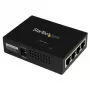 StarTech.com 4-Port Gigabit Midspan - PoE+ injektor - 802.3at/af