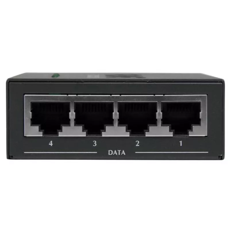 StarTech.com 4-Port Gigabit Midspan - PoE+ injektor - 802.3at/af