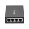 StarTech.com 4-Port Gigabit Midspan - PoE+ injektor - 802.3at/af