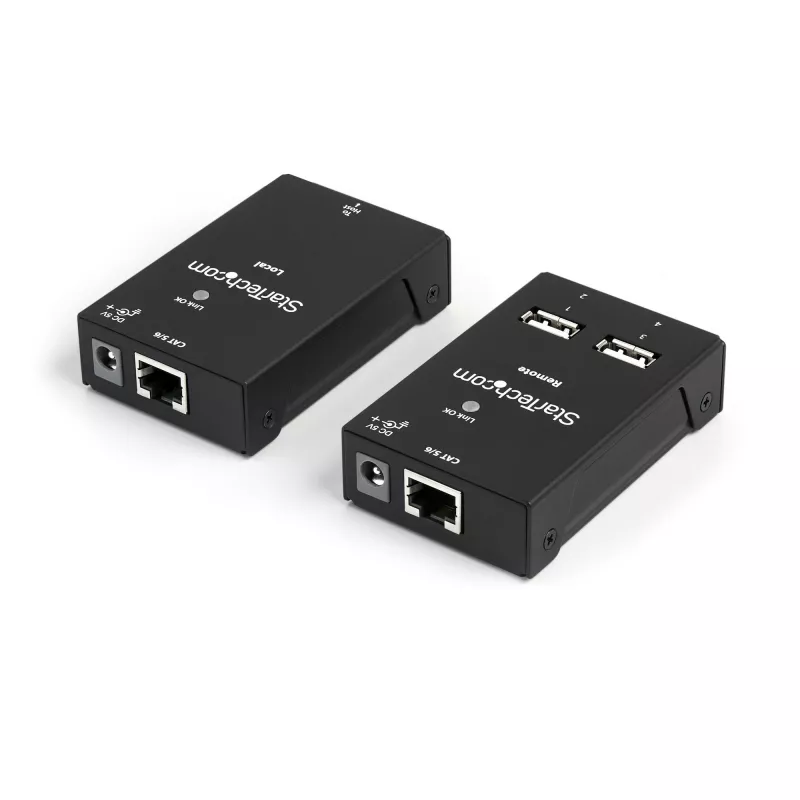 StarTech.com 4-pordiline USB 2.0 pikendaja üle Cat5 või Cat6 – 130 jalga (40 m)