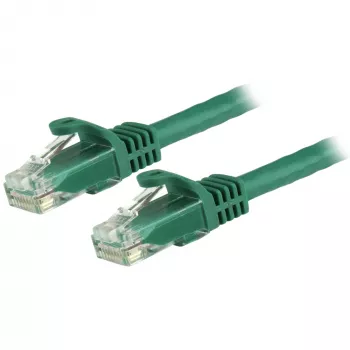 StarTech.com 5 m CAT6 Etherneti kaabel – roheline CAT 6 Gigabit Etherneti juhe – 250 MHz 100 W PoE RJ45 UTP võrgu-/ühenduskaabel tõmbekindla pistikuga, tõmbevähendusega, individuaalselt testitud