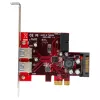 StarTech.com 4-pordiline PCI Express USB 3.0 kaart – 2 välist ja 2 sisemist – SATA toide – UASP tugi – 2x sisemist (IDC) emaplaadistiilis päist