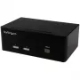 StarTech.com 2-pordine KVM-lüliti kahe VGA-ga - USB 2.0, 1920 x 1200 pikslit, Full HD, 18 W, Must