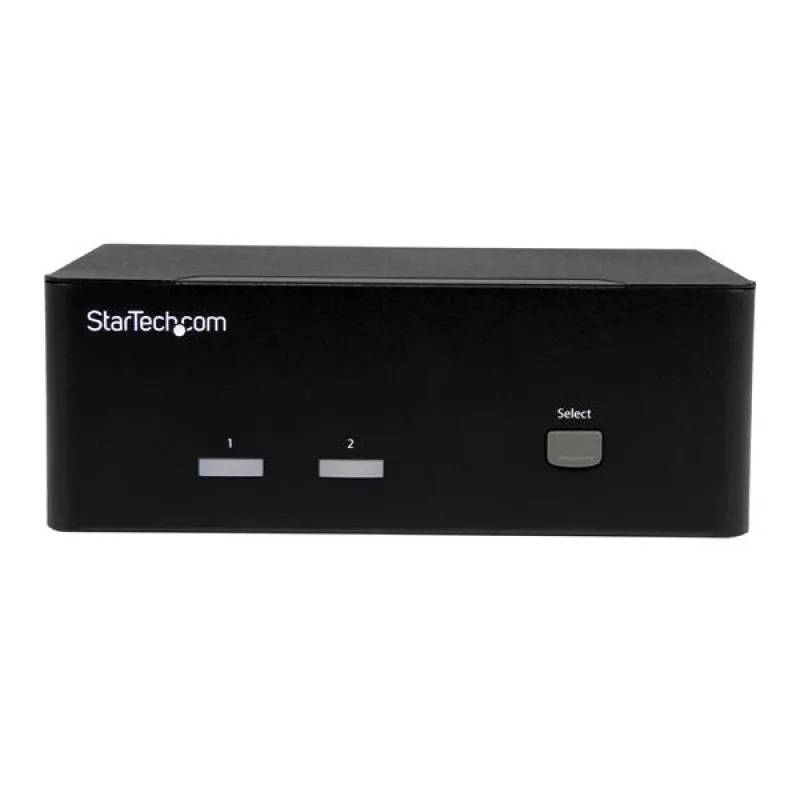 StarTech.com 2-pordine KVM-lüliti kahe VGA-ga - USB 2.0, 1920 x 1200 pikslit, Full HD, 18 W, Must
