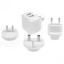 StarTech.com kahe pordiga USB seinilaadija - rahvusvaheline reis - 17W/3,4A - valge