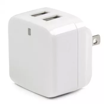 StarTech.com kahe pordiga USB seinilaadija - rahvusvaheline reis - 17W/3,4A - valge