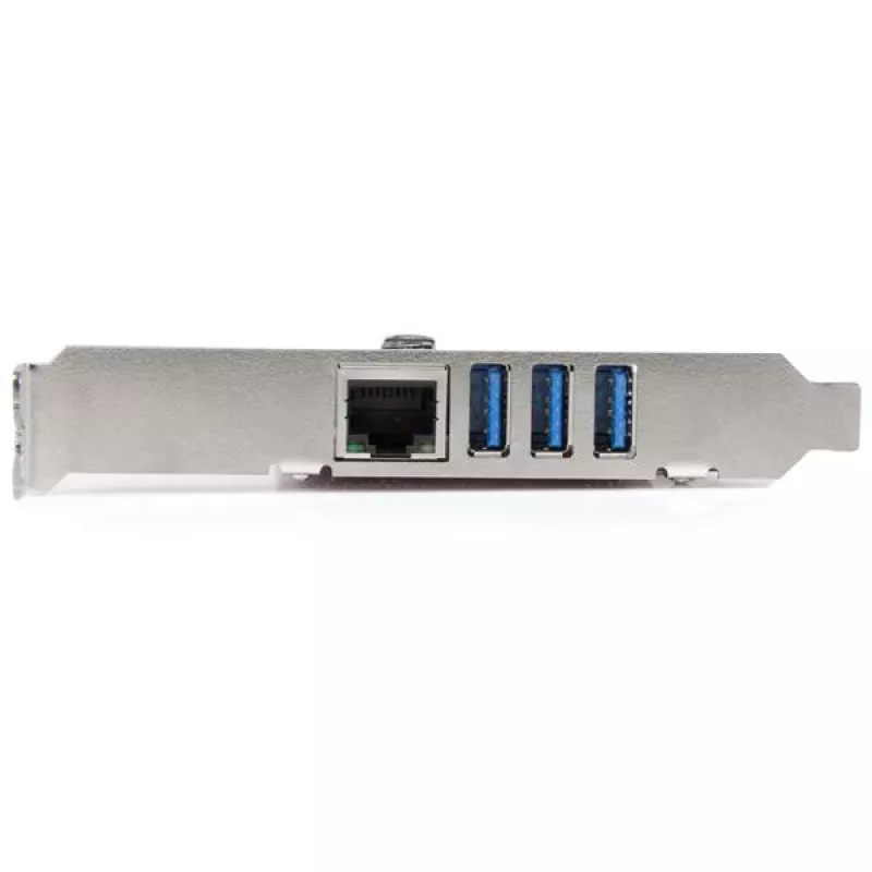 StarTech.com 3-pordiline PCI Express USB 3.0 kaart + Gigabit Ethernet