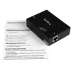 StarTech.com 1-pordine Gigabit PoE+ pikendaja - 802.3at ja 802.3af - 100 m (330 jalga)