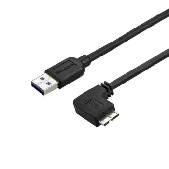StarTech.com õhuke mikro-USB 3.0 kaabel – isane/isane – nurga all mikro-USB – 2 m (6 jalga)