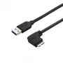 StarTech.com õhuke mikro-USB 3.0 kaabel – isane/isane – nurga all mikro-USB – 2 m (6 jalga)
