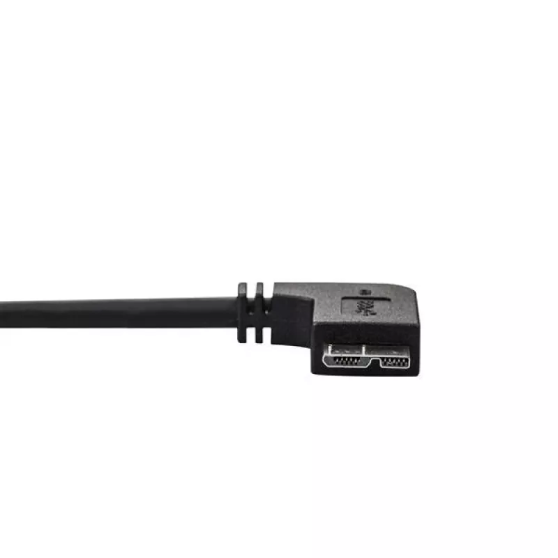StarTech.com õhuke Micro-USB 3.0 kaabel - M/M - vasakpoolse nurga all Micro USB - 2m