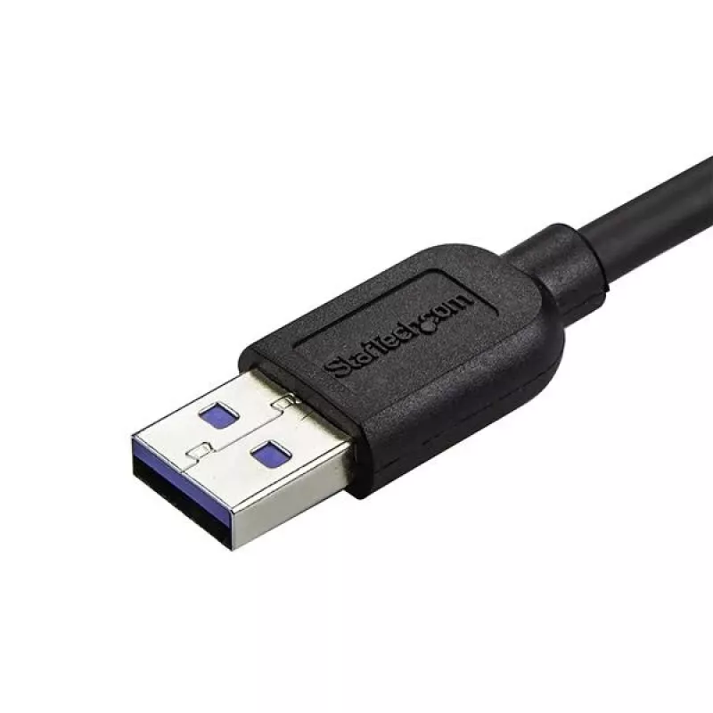 StarTech.com õhuke Micro-USB 3.0 kaabel - M/M - vasakpoolse nurga all Micro USB - 2m
