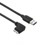 StarTech.com Õhuke Micro USB 3.0 kaabel - M/M - Vasaknurkne Micro-USB - 0.5 m (20 tolli)