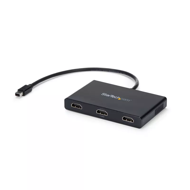 StarTech.com 3-pordiline mitme monitori adapter – Mini DisplayPort–HDMI MST-jaotur – kolmekordne 1080p või kahekordne 4K 30 Hz – videolõhestaja laiendatud töölauarežiimile ainult Windowsis – mDP 1.2 3x HDMI-le