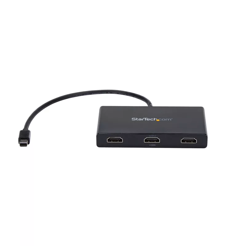 StarTech.com 3-pordiline mitme monitori adapter – Mini DisplayPort–HDMI MST-jaotur – kolmekordne 1080p või kahekordne 4K 30 Hz – videolõhestaja laiendatud töölauarežiimile ainult Windowsis – mDP 1.2 3x HDMI-le