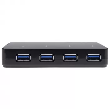 StarTech.com 4-pordiline USB 3.0 jaotur koos spetsiaalse laadimispordiga – 1 x 2,4 A port ~ 4-pordiline USB 3.0 jaotur (5 Gbit/s) koos spetsiaalse laadimispordiga – 1 x 2,4 A port