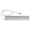 StarTech.com 7-pordiline USB-jaotur, USB A kuni 7x USB-A porti, USB 5 Gbit/s, tugev disain, siini- või toitega, kaasaskantav sülearvuti USB 3.0 jaoturi laiendus toiteplokiga