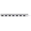 StarTech.com 7-pordiline USB-jaotur, USB A kuni 7x USB-A porti, USB 5 Gbit/s, tugev disain, siini- või toitega, kaasaskantav sülearvuti USB 3.0 jaoturi laiendus toiteplokiga