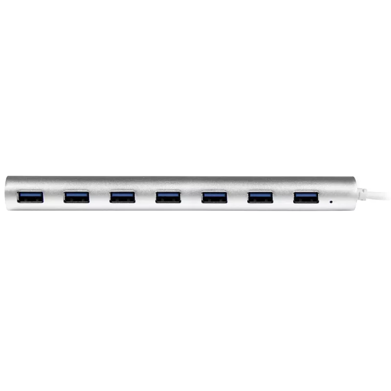 StarTech.com 7-pordiline USB-jaotur, USB A kuni 7x USB-A porti, USB 5 Gbit/s, tugev disain, siini- või toitega, kaasaskantav sülearvuti USB 3.0 jaoturi laiendus toiteplokiga