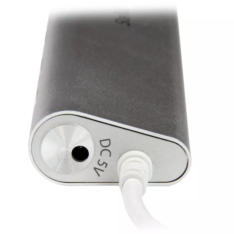 StarTech.com 7-pordiline USB-jaotur, USB A kuni 7x USB-A porti, USB 5 Gbit/s, tugev disain, siini- või toitega, kaasaskantav sülearvuti USB 3.0 jaoturi laiendus toiteplokiga