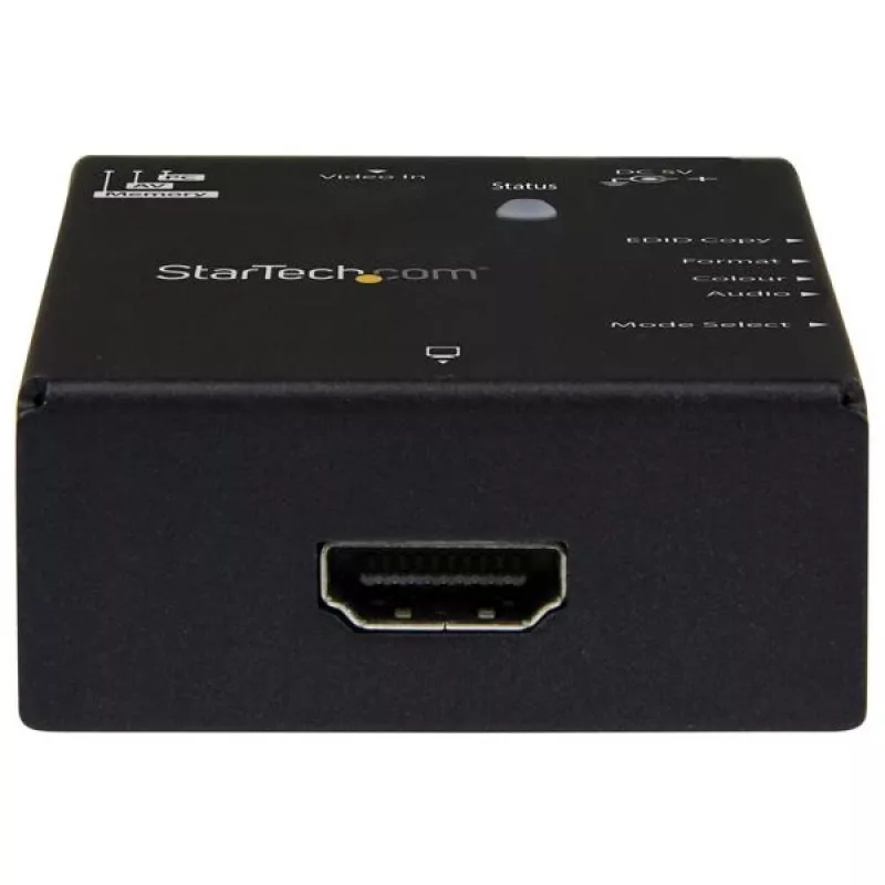 StarTech.com EDID-emulaator HDMI-ekraanidele - 1080p, must, teras, RoHS, CE, FCC, 1920 x 1080 pikslit, 720p, 1080p, HDMI