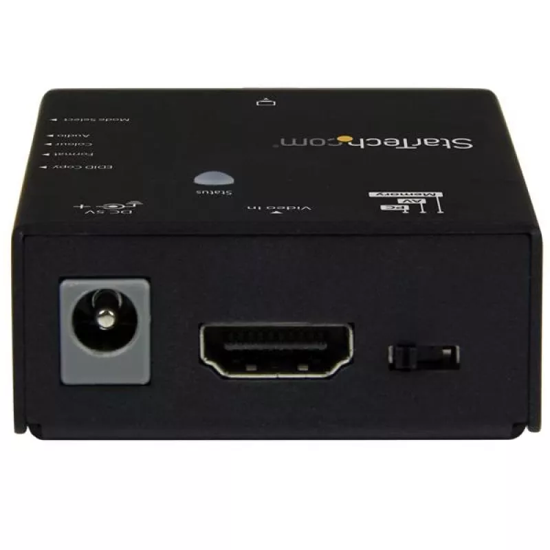 StarTech.com EDID-emulaator HDMI-ekraanidele - 1080p, must, teras, RoHS, CE, FCC, 1920 x 1080 pikslit, 720p, 1080p, HDMI