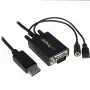 StarTech.com DisplayPorti-VGA-adapterkaabel heliga - 1,8 m (6 jalga)