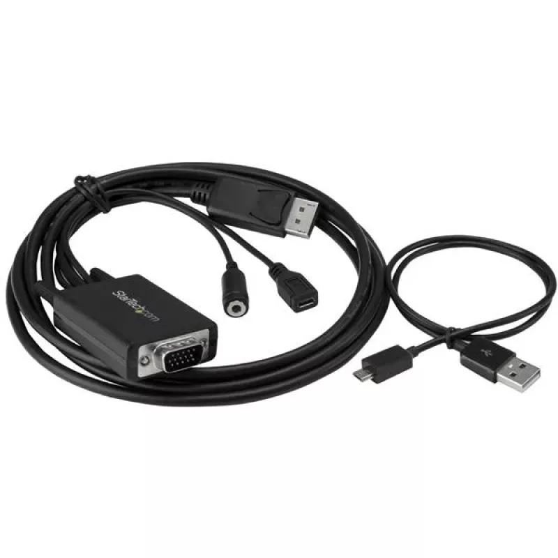 StarTech.com DisplayPorti-VGA-adapterkaabel heliga - 1,8 m (6 jalga)
