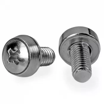 StarTech.com M6 x 12 mm - kinnituskruvid - 100 tk pakk