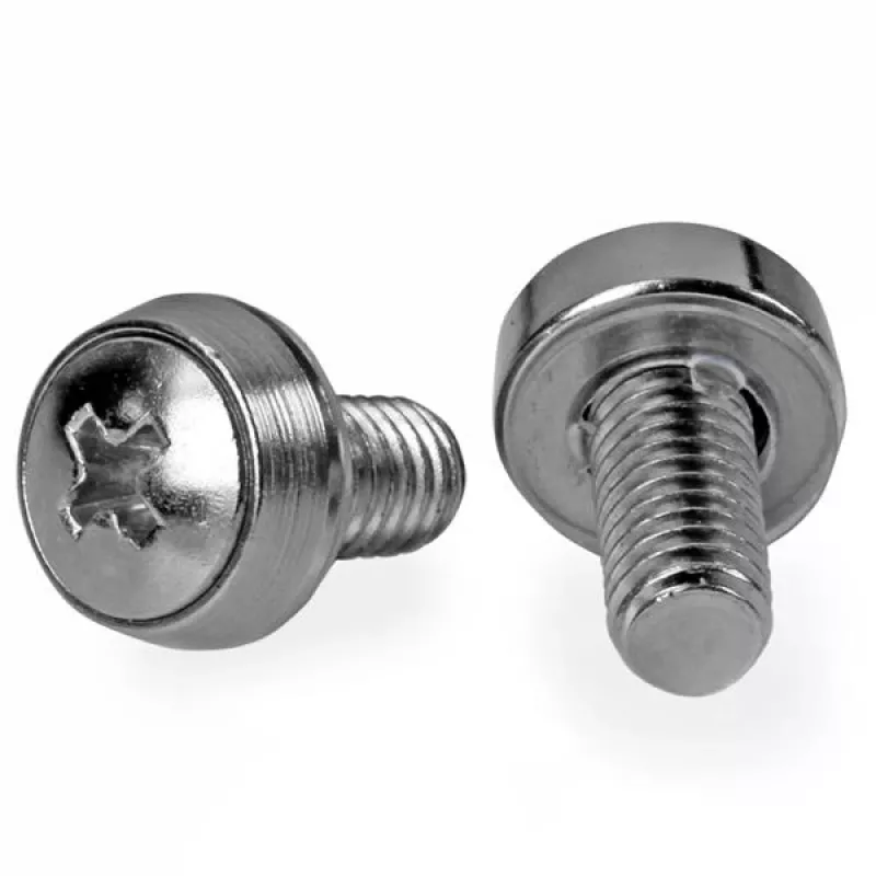 StarTech.com M6 x 12 mm - kinnituskruvid - 100 tk pakk