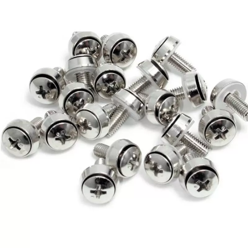 StarTech.com M6 x 12 mm - kinnituskruvid - 100 tk pakk
