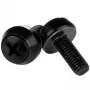 StarTech.com M6 x 12mm - kinnituskruvid - 50 tk, must