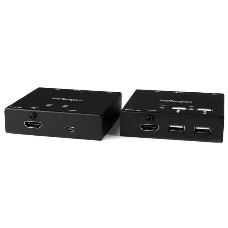 StarTech.com HDMI üle CAT6 pikendaja 4-pordilise USB jaoturiga – 165 jalga (50 m) – 1080p
