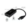 StarTech.com USB–Etherneti adapter, USB 3.0 – 10/100/1000 Gigabit Ethernet LAN-muundur sülearvutitele, 11,8 tolli / 30 cm ühendatud kaabel, USB–RJ45 adapter, võrguadapter, USB-võrguadapter