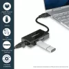 StarTech.com USB–Etherneti adapter, USB 3.0 – 10/100/1000 Gigabit Ethernet LAN-muundur sülearvutitele, 11,8 tolli / 30 cm ühendatud kaabel, USB–RJ45 adapter, võrguadapter, USB-võrguadapter