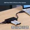 StarTech.com USB–Etherneti adapter, USB 3.0 – 10/100/1000 Gigabit Ethernet LAN-muundur sülearvutitele, 11,8 tolli / 30 cm ühendatud kaabel, USB–RJ45 adapter, võrguadapter, USB-võrguadapter