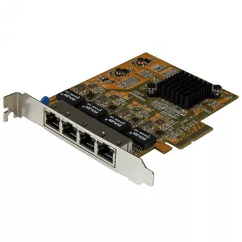 StarTech.com 4-pordiline PCIe Gigabit võrguadapteri kaart, sisemine, juhtmega, PCI Express, Ethernet, 2000 Mbit/s