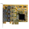 StarTech.com 4-pordiline PCIe Gigabit võrguadapteri kaart, sisemine, juhtmega, PCI Express, Ethernet, 2000 Mbit/s