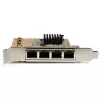 StarTech.com 4-pordiline PCIe Gigabit võrguadapteri kaart, sisemine, juhtmega, PCI Express, Ethernet, 2000 Mbit/s