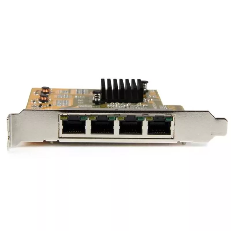 StarTech.com 4-pordiline PCIe Gigabit võrguadapteri kaart, sisemine, juhtmega, PCI Express, Ethernet, 2000 Mbit/s