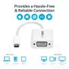 StarTech.com USB-C–VGA-adapter – valge, 3.2 Gen 1 (3.1 Gen 1), USB USB-C, VGA (D-Sub) väljund, 1920 × 1200 pikslit
