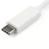 StarTech.com USB-C–VGA-adapter – valge, 3.2 Gen 1 (3.1 Gen 1), USB USB-C, VGA (D-Sub) väljund, 1920 × 1200 pikslit