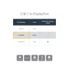 StarTech.com USB-C–DisplayPort-adapter – 4K 60 Hz/8K 30 Hz – USB USB-C–DP 1.4 HBR2 adapteri dongel – kompaktne USB-C (DP Alt Mode) monitori videomuundur – Thunderbolt 3 ühilduv – valge