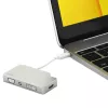 StarTech.com USB-C mitme pordiga videoadapter HDMI, VGA, Mini DisplayPorti või DVI-ga – USB USB-C monitoriadapter HDMI 1.4-le või mDP 1.2-le (4K) – VGA või DVI (1080p) – hõbedane alumiinium