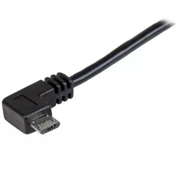 StarTech.com Micro-USB laadimis- ja sünkroonimiskaabel M/M – täisnurkne Micro-USB – 24 AWG – 2 m
